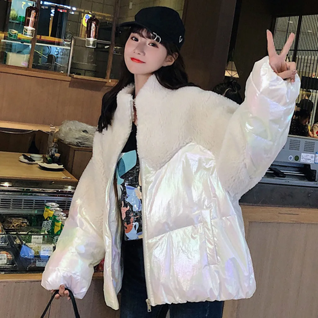 Patchwork Parka Mujer Winter Women Coat Thick Down Cotton Padded Hooded Jacket Plus Size Long Parkas Women Overcoat#J30