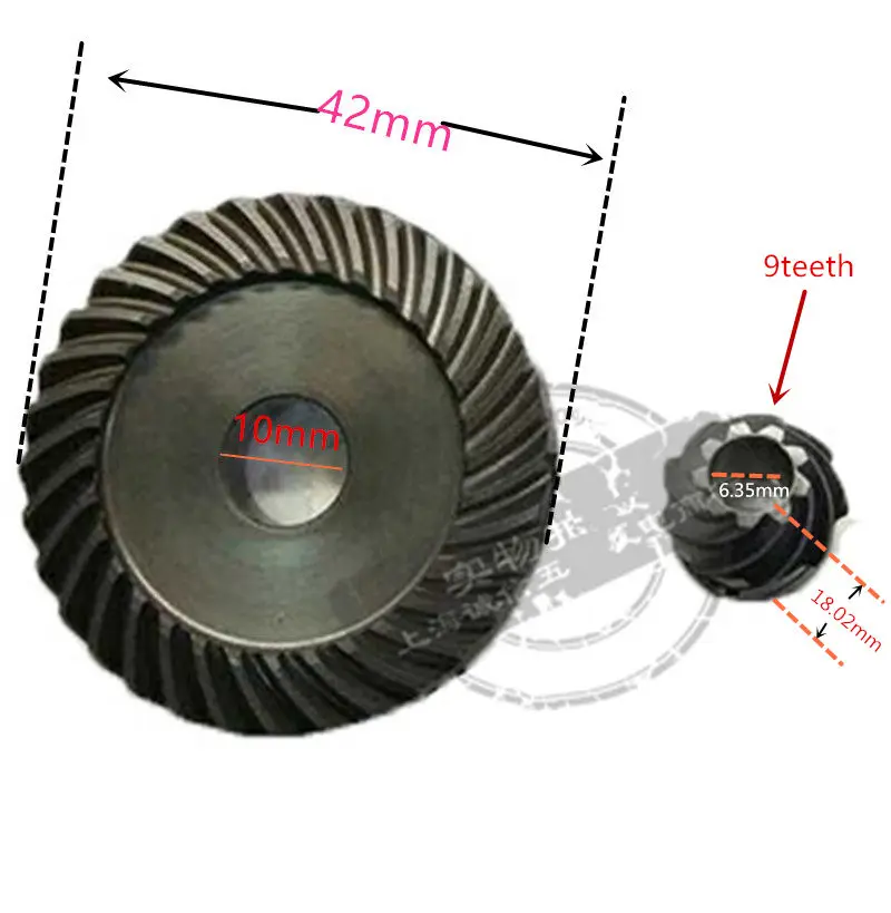 

Crown Spiral Bevel Gear Set for DeWALT N191433 DWE8110S DWE8111S DWE8101T DWE8101S DWE8100T DWE8100 DWE8100S