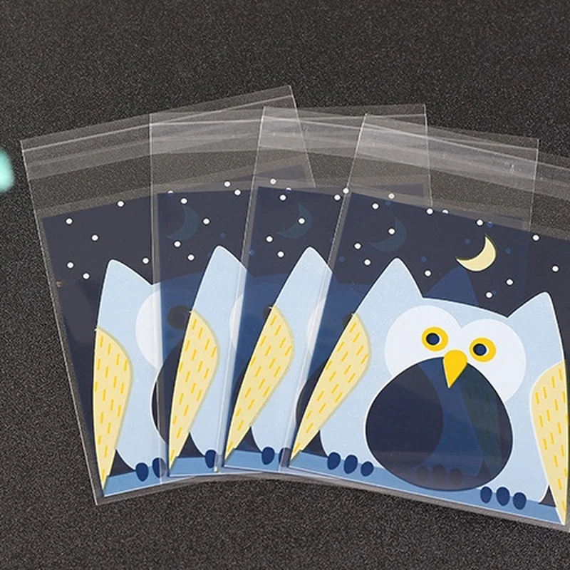 30 шт милая сова самоклеющаяся сумка Рождественский свадебный подарок конфетная