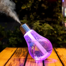 

Colorful Light Bulb Humidifier Ultrasonic Car Atomization Water Distributor Mini USB Humidifier Household Ambience Light