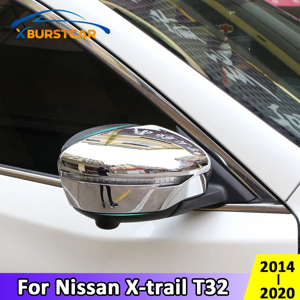 Xburstcar для Nissan Xtrail X-Trail T32 2014 - 2020 ABS хромированные накладка на зеркало заднего вида