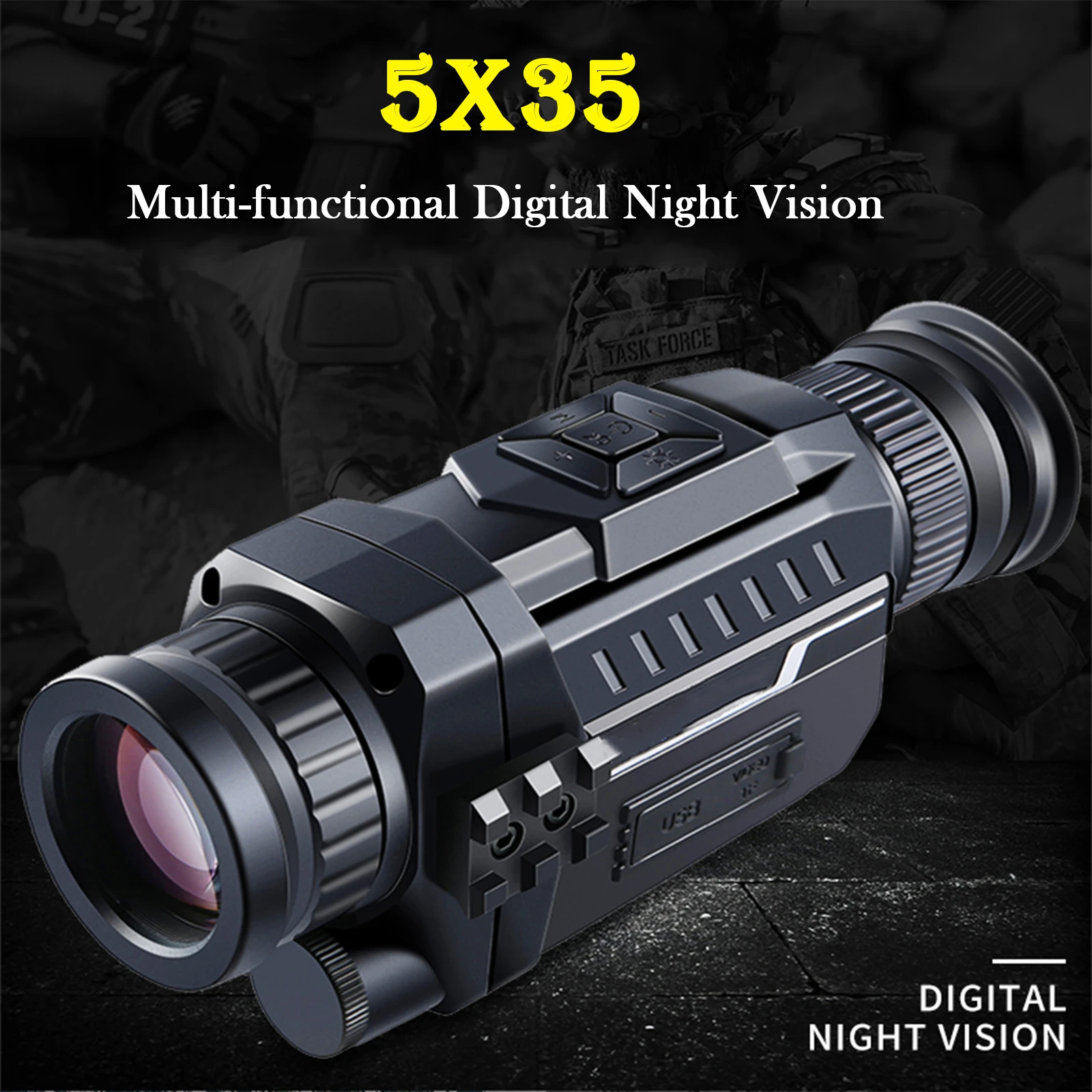 5x35 Multi Functional Digital Night Vision Monocular Telescope With Photo Camera Video Record For Wildlife Observation Camping Night Visions Aliexpress
