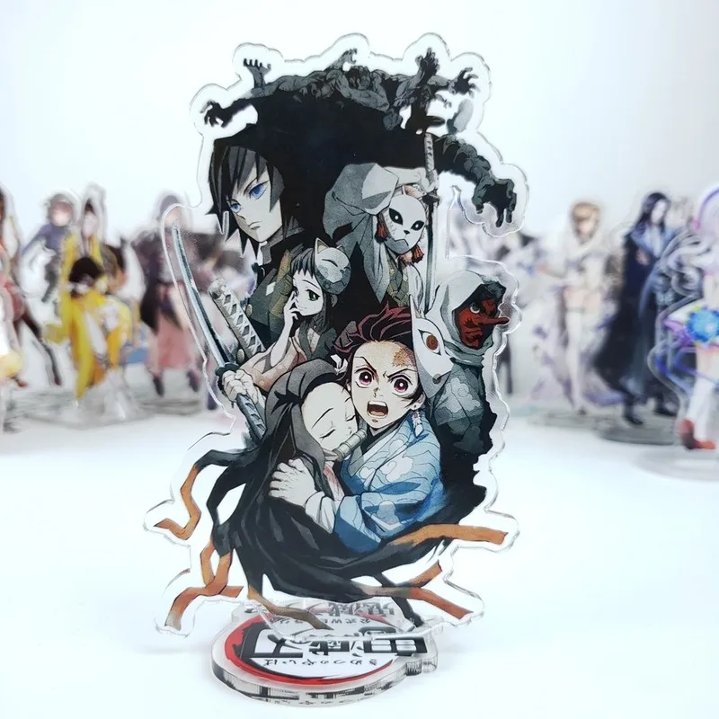 Хит продаж Аниме Демон убийца Kimetsu без Yaiba камадо Tanjirou Nezuko фигурка на акриловой