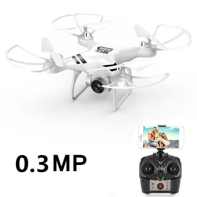 KY101 Wi-Fi FPV с широкоугольной HD камерой Режим высокой фиксации один ключ возврат посадки с Безголовый Радиоуправляемый квадрокоптер Дрон длинный полет Тим - Цвет: Черный