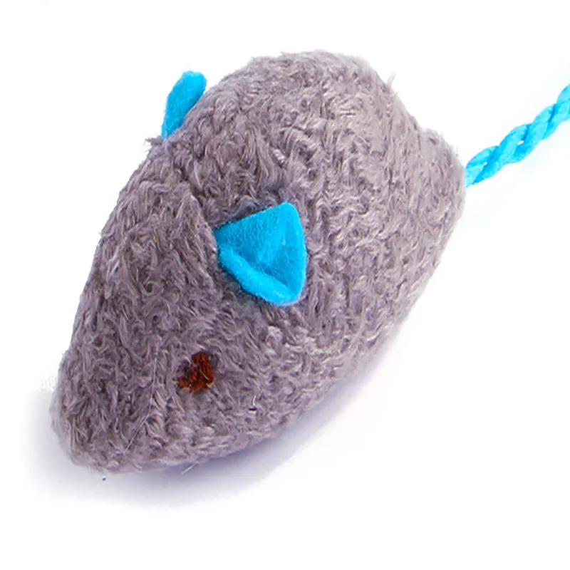 Pet Cat Toy Bite Resistant Molar Plush Toys For Cats Funny Playing Fleece False Mouse Small Dog Cat Training Supplies