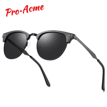 

Pro Acme 2020 Brand Design Polarized Sunglasses for Women Men Retro Half Metal Frame Sun Glasses for Driving zonnebril PC1364