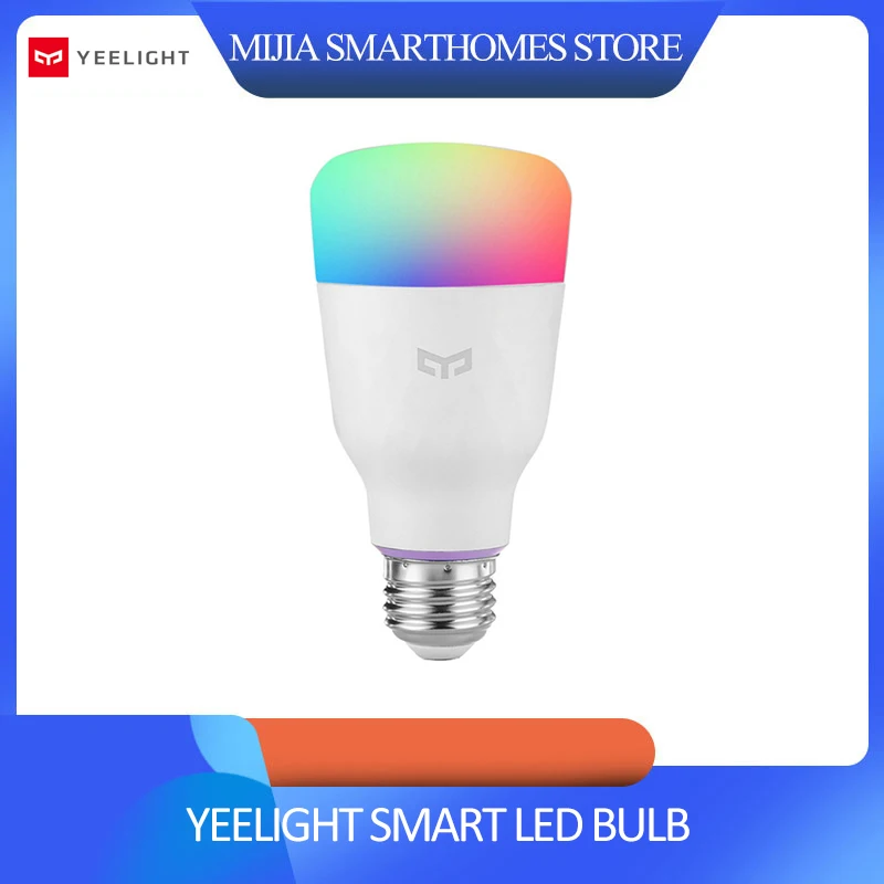 

[ English Version ] Mi Yeelight Smart LED Bulb Colorful 800 Lumens 10W E27 Lemon Smart Lamp For Mi Home App White/RGB Option