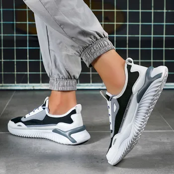 

Men Casual Shoes Men Sneakers Brand Men Shoes Male Mesh Flats Loafers Slip On Big Size Breathable Spring Autumn Winter Hombre