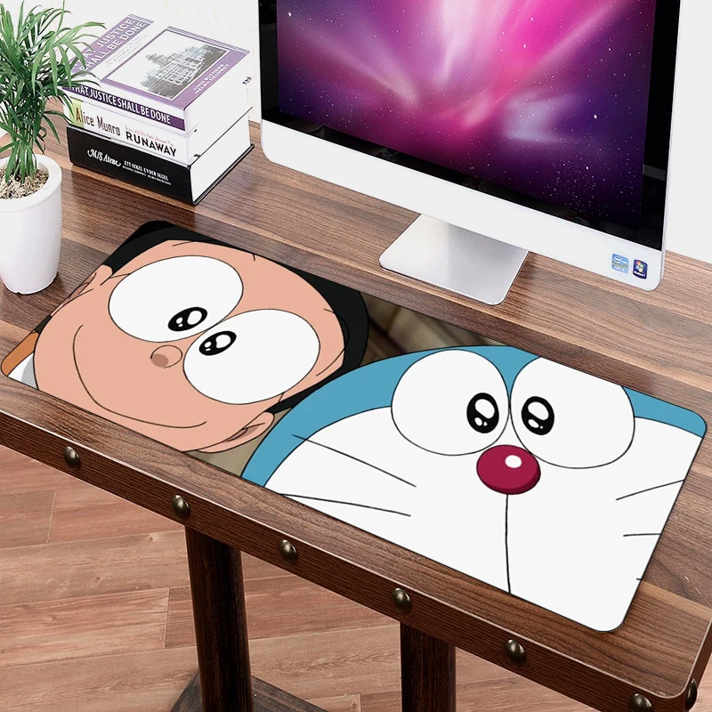 Игровой коврик для мыши 70x30 см, коврик для мыши с героями мультфильмов Doraemon аниме, модный коврик для ноутбука, коврик для ноутбука XL