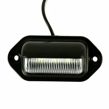 

Waterproof License Plate Light 6 LED 12V Car Boat Truck Super bright Accessories