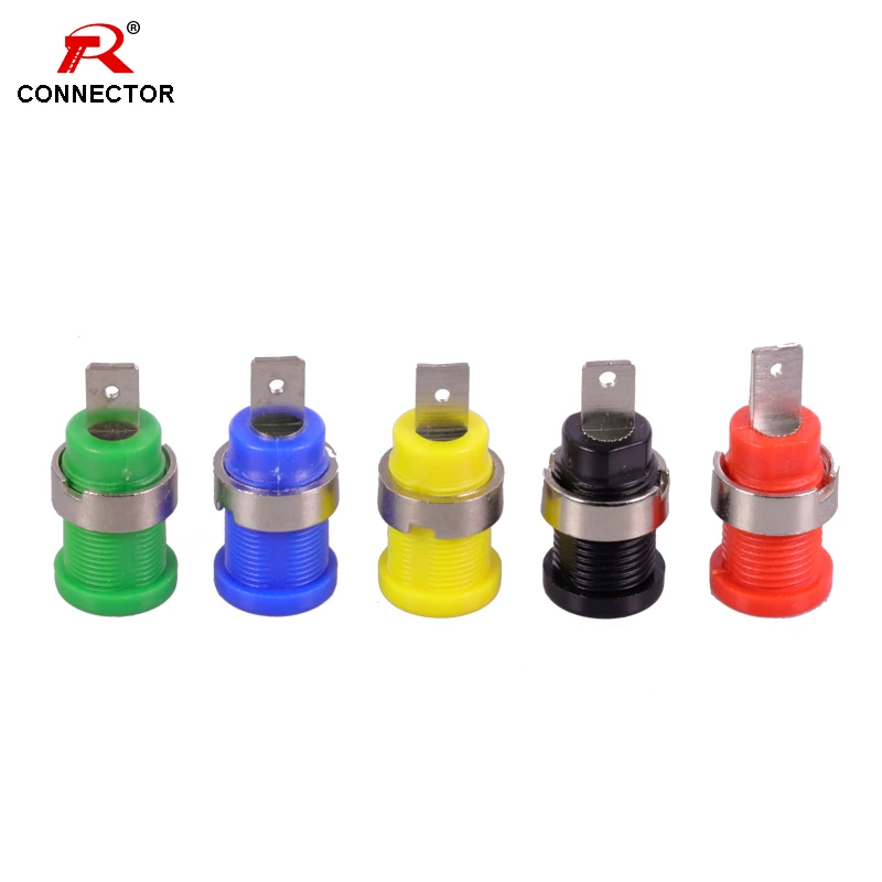 10PCS 5Colors Nickel Plated Power Plug Safety Binding Post Wire ConnectorConnectors AliExpress
