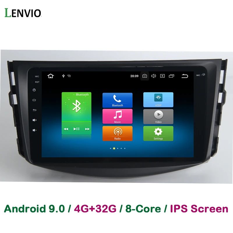 Автомагнитола Lenvio 4 Гб ОЗУ 32 ПЗУ 8 ядер Android 9 0 DVD радио GPS навигация мультимедиа для