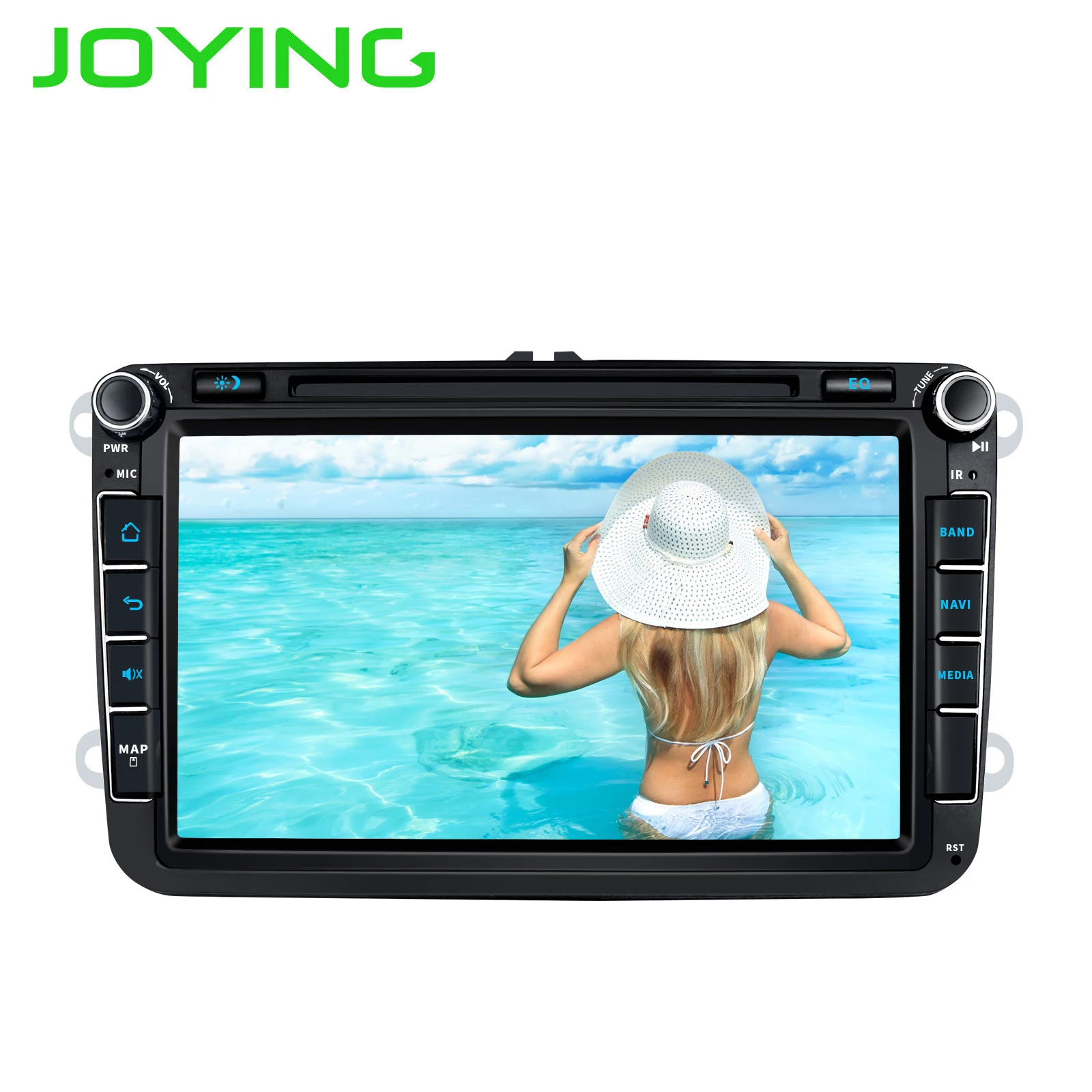 Perfect 8"Android 8.1 Car Radio Stereo Head Unit For VW Skoda Rapid Passat Polo Golf GPS Multimedia DVD Player Built in DSP Mirror Link 5