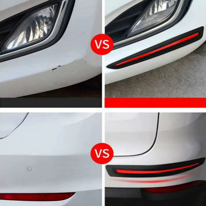2 PCS Car Sticker Bumper Scratch Protection Car Front/Rear Edge Corner