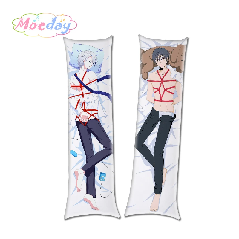 Yuri On Ice Anime Characters Yuri Katsuki Victor Nikiforov Yuri Plisetsky Hugging Body Pillow Cover Pillow Case Aliexpress
