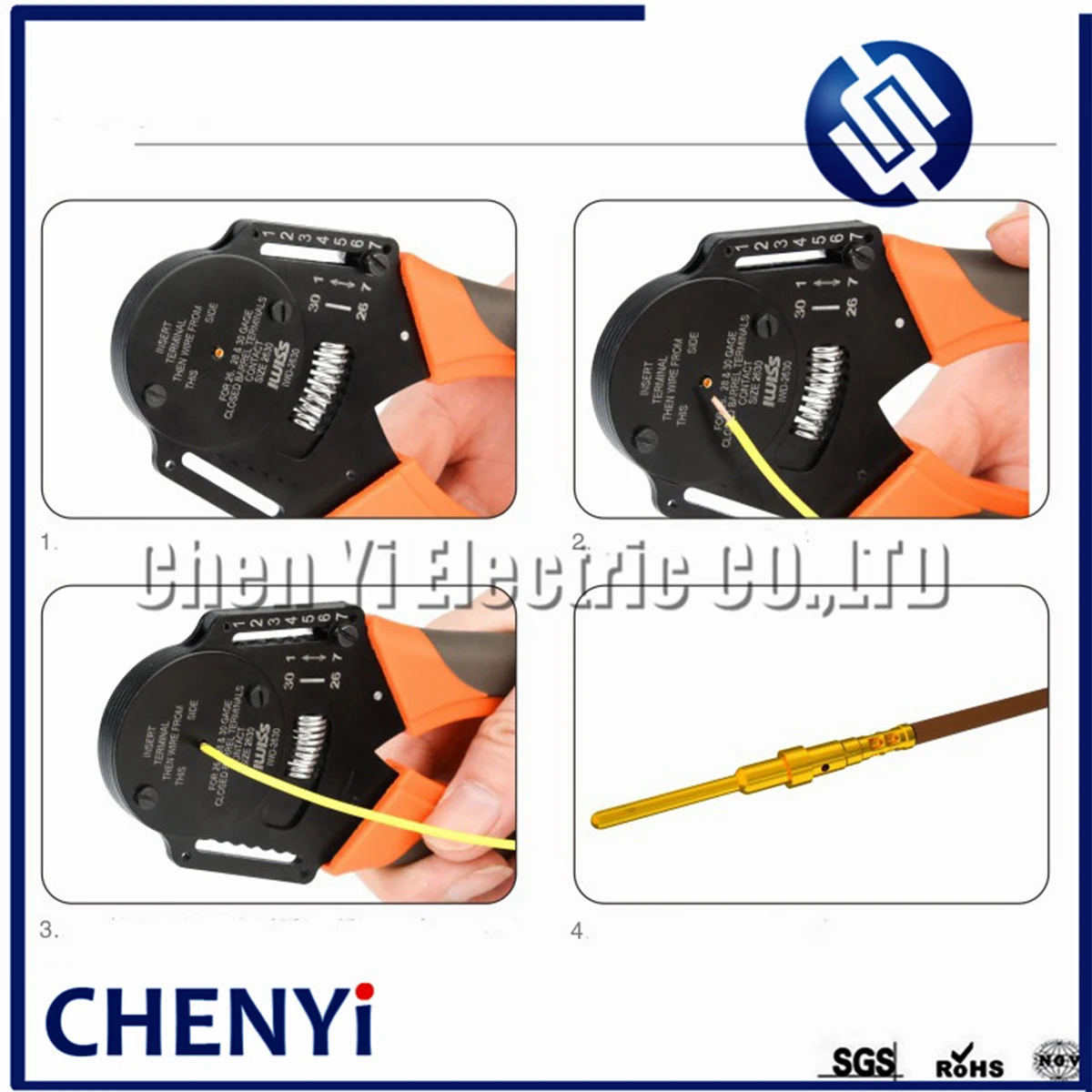 W2, IWD-12 16 20, 18 AWG, 16 AWG, 14 AWG, 1PC