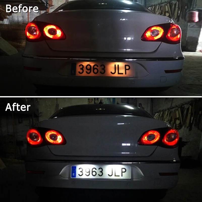 2 шт. светодиодный светильник для номерного знака автомобиля для Ford Focus C MAX 2003 F MK2 от 2003 до 2008 сигнальный светильник s