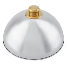 Нержавеющая сталь кухня ресторан столовая еда сервировочная тарелка крышка купольная тарелка крышка кухонный гаджет кухонная посуда горшок крышка