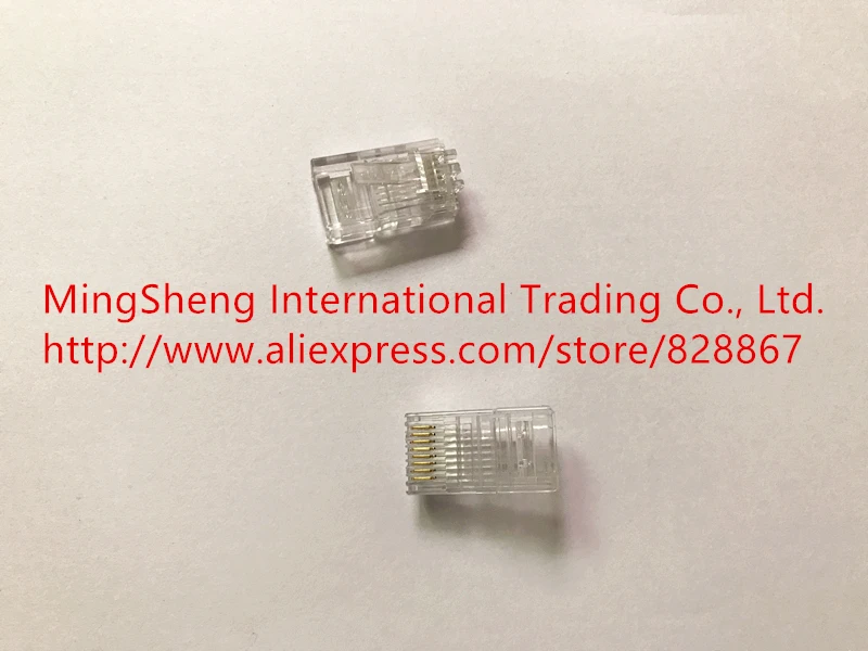 Оригинальная Новинка 100% супер пять сетевая кристаллическая головка RJ45
