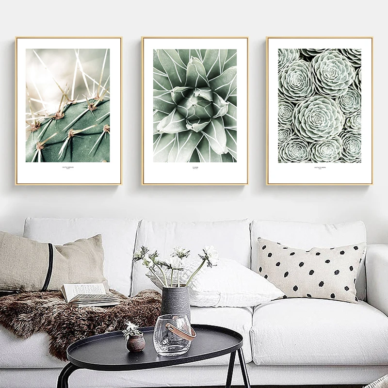 

Plant Leaf Canvas Poster Nordic Style Wall Art Print Scandinavian Minimalist Painting Decorative Picture Living Room Decoration