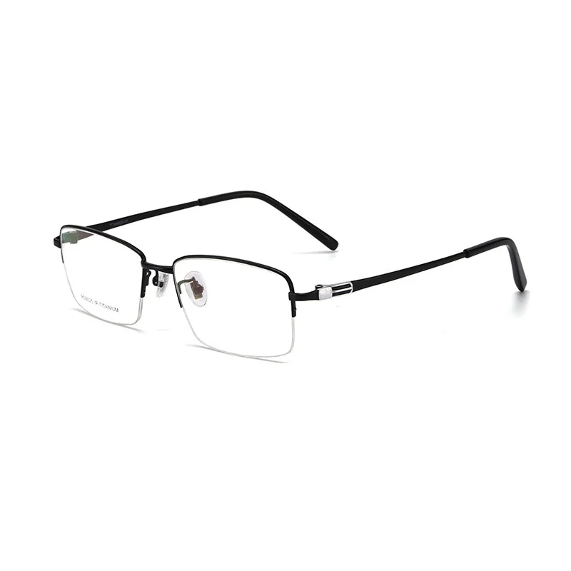 143 Близорукость Оптические очки оправы оптика очки мужские титановая оправа ультра светильник Бизнес Мужчины очки для чтения Новые