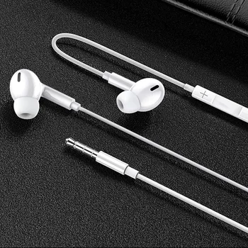 

Mobile Phone In-Ear Gaming Wired Earphone with Mic Volume Control Heavy Bass Noise Reduction Microphone 3.5MM Headset