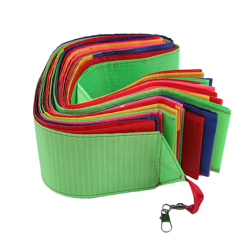 Three-Dimensional Kite Long Tail Floating Rainbow Color Tailband Kids Flying Toy Plane Tube Tail Kite Accessories