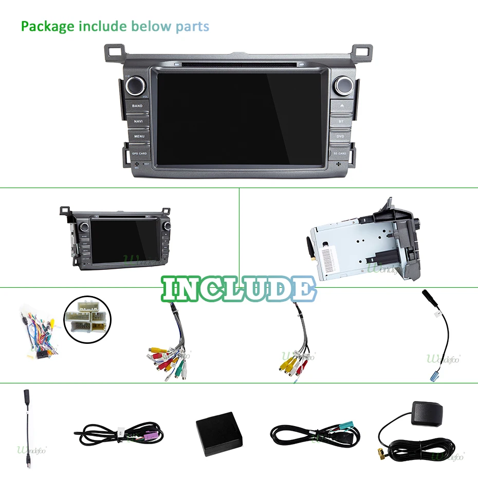 Perfect DSP IPS 8 CORE 4G RAM 64G Android 9.0 2 DIN  car dvd player GPS audio for Toyota RAV4 Rav 4 2013-2018 Radio multimedia dvr obd2 5