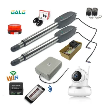 

Heavy-duty door opener Double-arm heavy-duty worm gear with WiFi camera Automatic swing door motor / swing door WiFi control