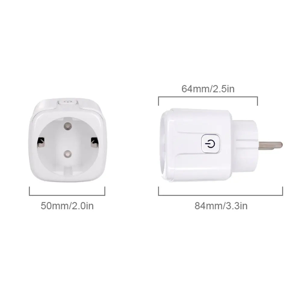 Smart Socket WiFi Wireless Remote Socket Adaptor Mobile APP Control Supports ECHO Google Home IFTTT EU Plug