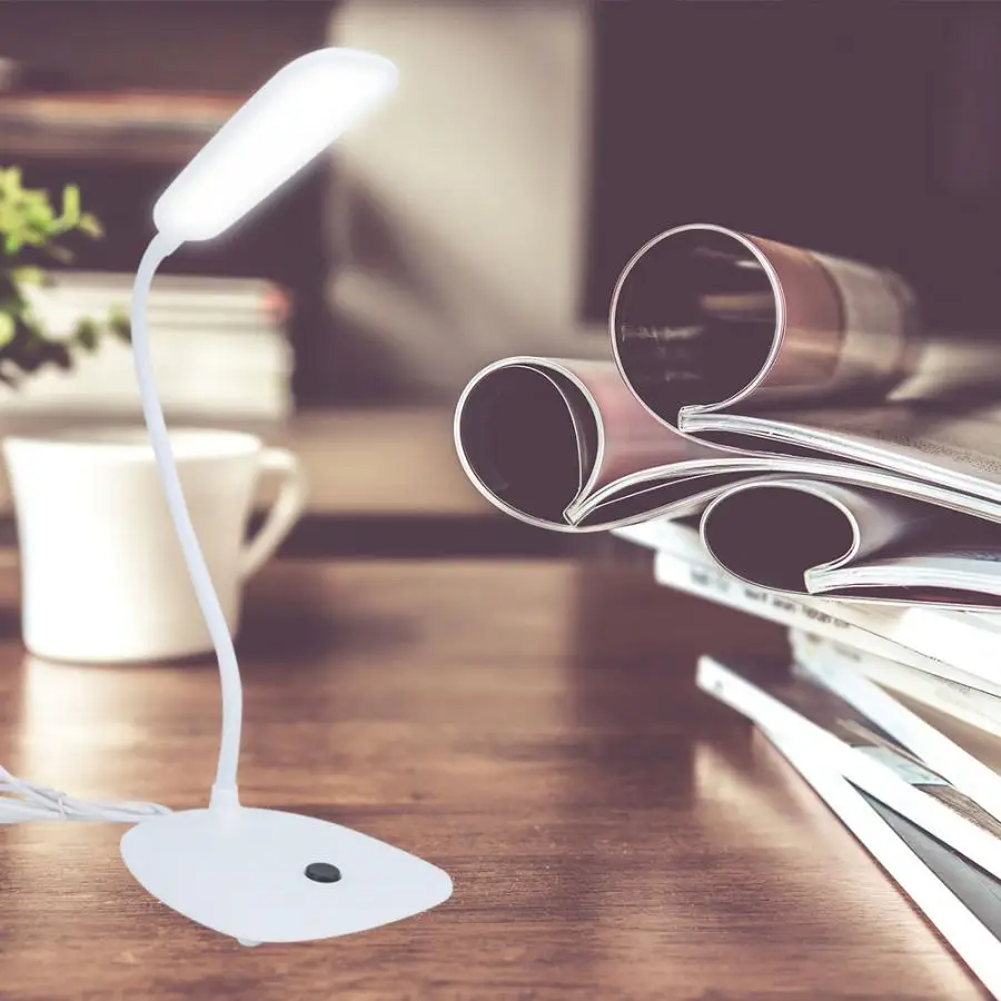 

LED Modern Simple USB Powered Adjustable Desks Table Lamp Reading Light For Bedroom Study