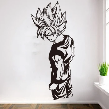 

Dragon Ball Anime Dragon Ball Z Super Saiyan Sun Wukong Family Wall Art Decoration Removable Polyethylene Wall Sticker S93
