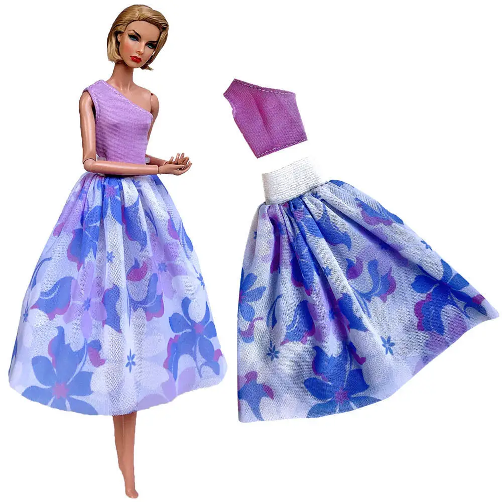 NK новейшая кукла аристократическое разнообразие двух платьев ручная работа повседневная одежда для куклы Барби аксессуары Подарки для девочек JJ 6X - Цвет: G