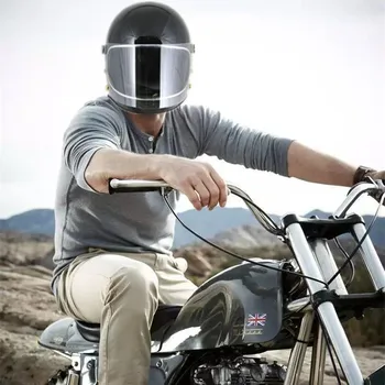 

Japan TT & CO Thompson motorcycle helmet, full face racing motorcycle helmet with transparent Visor, Retro Chopper Rider helmets