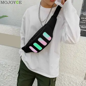 

Chic Unisex Waist Bags Fashion Leisure Portable Durable Nylon Casual Fanny Pack Street Style Crossbody Travel Purse