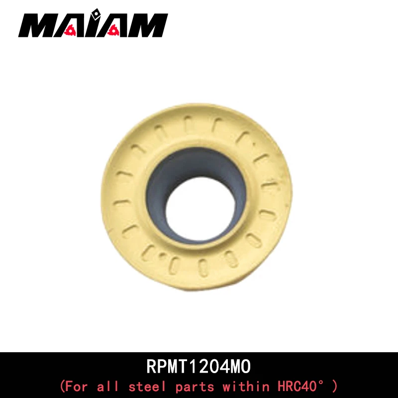 RPMT RPMW 원형 밀링 공구 RPMT1204 MO RPMW1003 cnc 선반 공구, 선반 emr 공구 로드, HRC40 ° 내의 모든 강철 부품 용