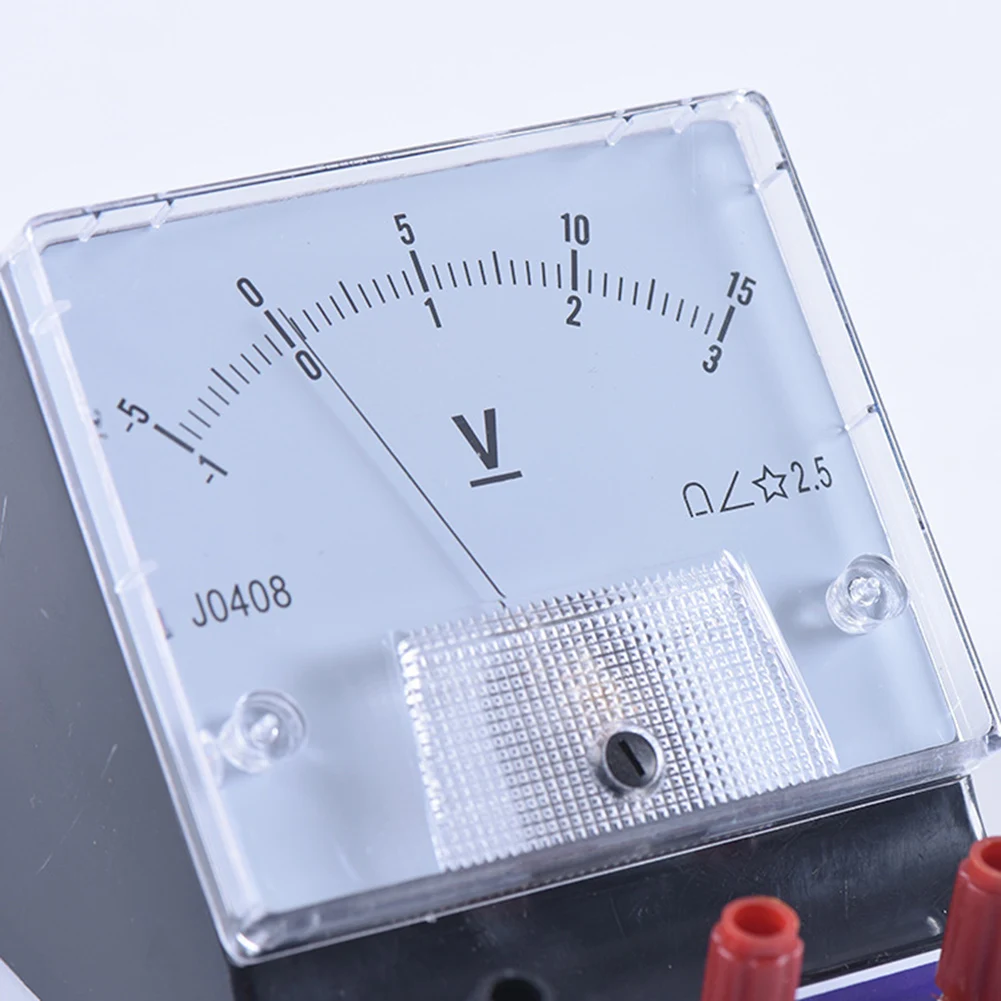  Analog DC Voltage Meter Panel Voltmeter Electricity Teaching Experiment Tool For Kids Children TOdd - 4000507057059