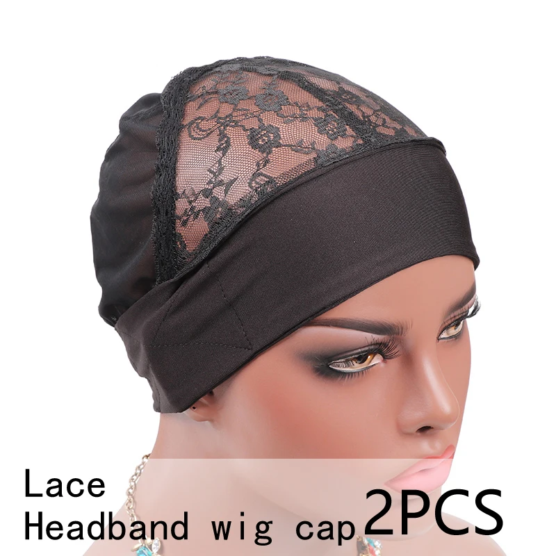 Black Lace Wide HeadBand Wrap – SWAKCouture