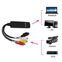 Easy CAP USB Video Capture Card Adapter TV DVD VHS Captura de v deo Card Audio AV for Computer/CCTV Camera USB 2.0 Easy CAP - Image 5