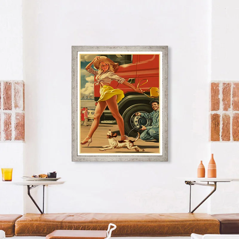 New-World-War-II-Sexy-Pin-up-Girl-Diamond-Painting-Vintege-Poster-Style-5D-Embroidery-Mosaic (1)