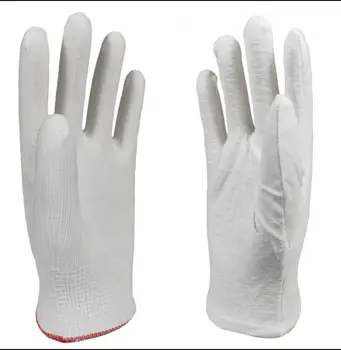 

12pairs 36pairs Working Protective Gloves Men Women Flexible White Polyester Nylon Cotton Safety Work Gloves Anti-skidding Glove