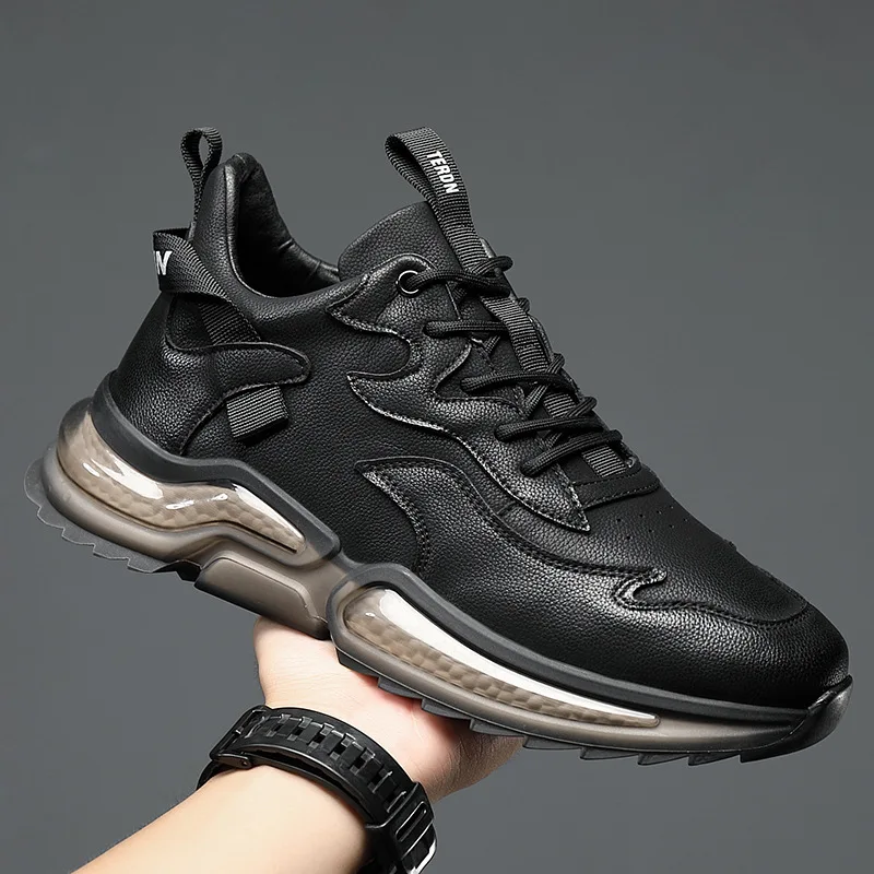 

Men's Shoes Spring 2021 New Men's Leather Sports All-Match Casual Trend Fashion Casual Outdoor Sports Shoes Men2021