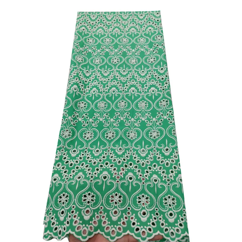 Африканская кружевная ткань модное Африканское хлопковое кружево «швейцарская вуаль» в швейцарском стиле Высококачественная сухая кружевная ткань для популярного дубайского стиля