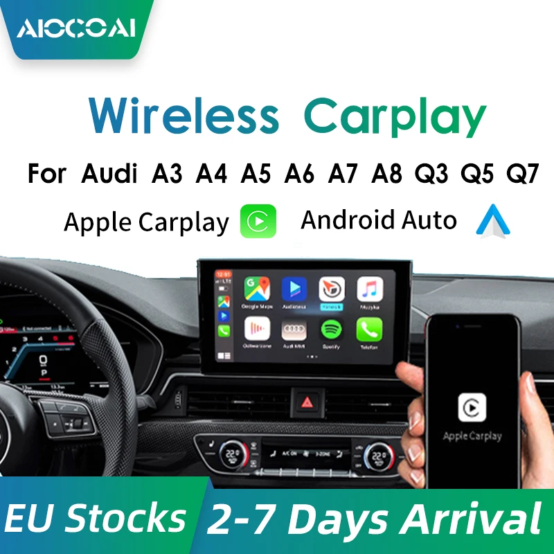 Беспроводной автоматический модуль Apple Carplay Android для AUDI B9 A5/S5/A4/A3 A6 A7 A8 Q2 Q3 Q5 Q7 S5 MMI
