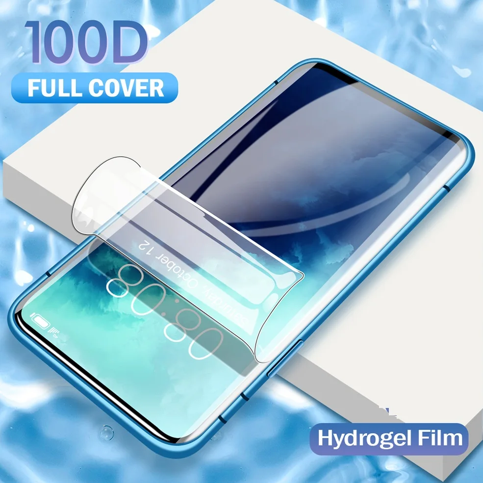 

Transparent Full Cover For Wiko View 3 Pro Screen Protector Front Hydrogel Film Protective Film For Wiko View 3 Lite Not Glass