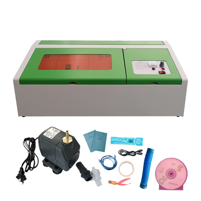 40W Co2 Laser Cutter Macchina Per Incisione Laser Per Metallo 300X200Mm Incisore Laser Protable