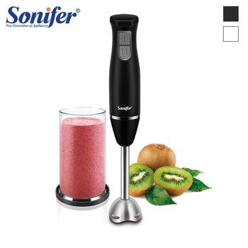 

2-Speeds Stainless Steel Immersion Electric Blender Food Mixer Kitchen Vegetable Meat Grinder 500ml Chopper Whisk 220V Sonifer