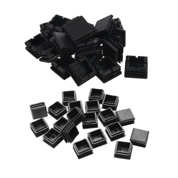 

Best 40 Pcs Plastic Office Chair Table Leg Glide Cap Tubing Pipe Insert - 20Pcs 25x25x18mm & 20Pcs 25x25x20mm