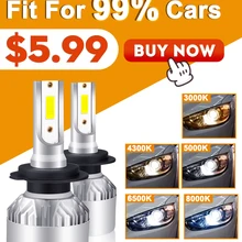 Car-Headlight-Bulbs Car-Accessories Fog-Lights 8000K Motorcycle Auto H11 9005 Hb3 6500K