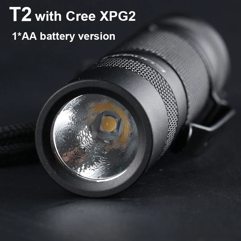 

LED Flashlight Convoy T2 with Cree XPG2 Key Mini Torch Flash Light 1*AA Battery Linterna LED Portable Lanterna Fishing Latarka